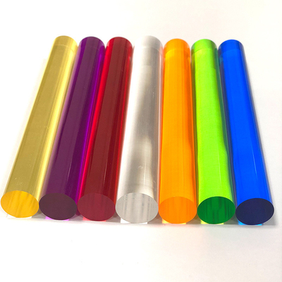 Lightweight And Enduring Home Decoration Acrylic Glasses Show Acrylic Resin Solid Colored Cast Rods Bar