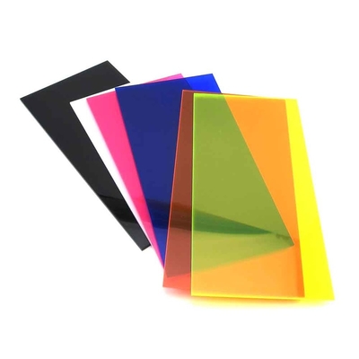Eco-friendly Custom Size 3mm Feet 8x4 Multicolor Color Acrylic Perspex Colored Plastic Sheets